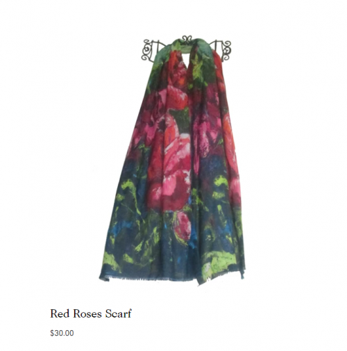 Christina Maassen art scarf