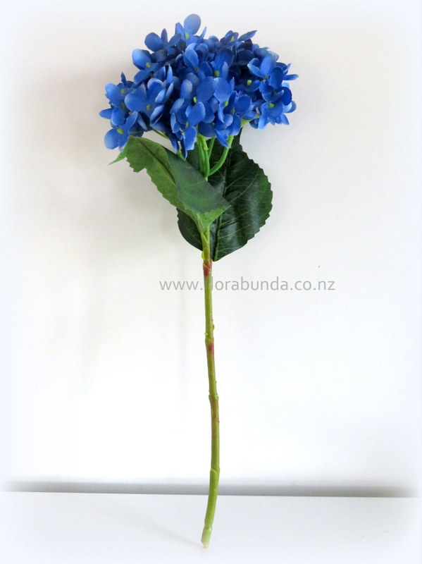 Blue artificial hydrangea