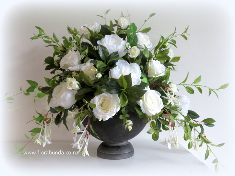 Faux quality floral arrangement