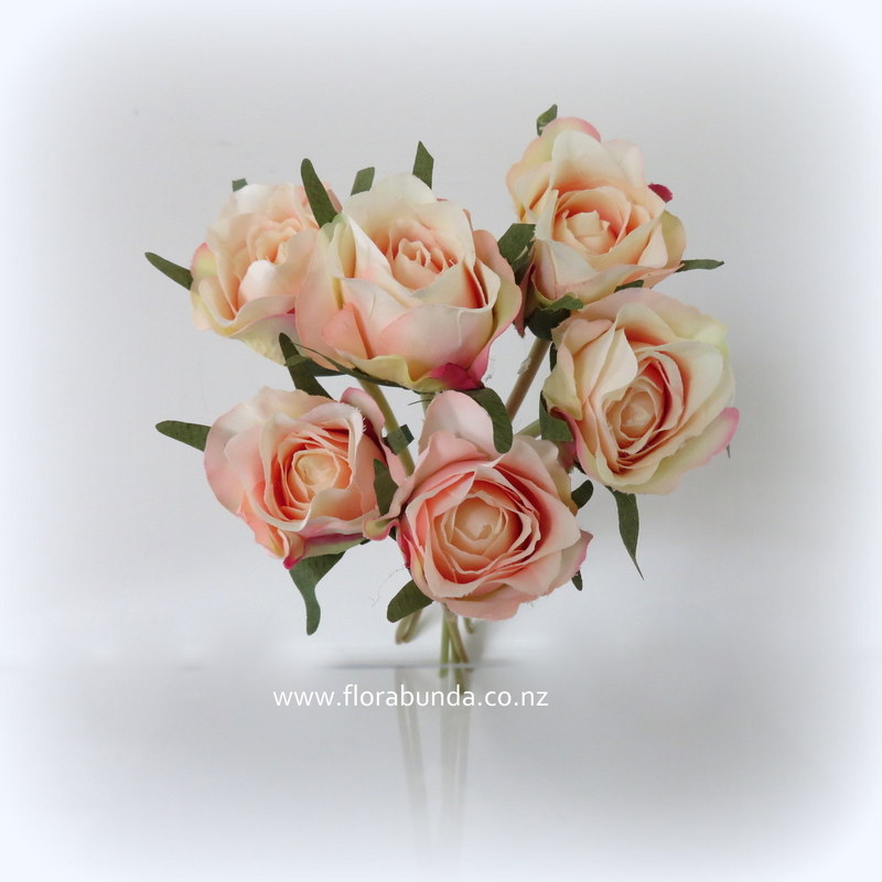 Blush rose buds fake flowers