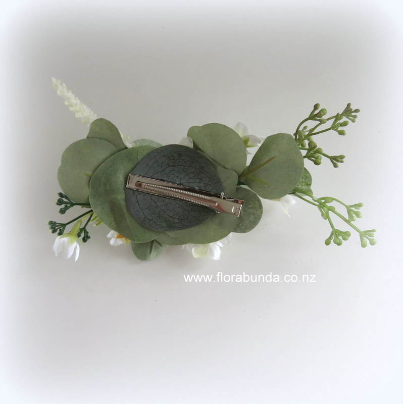 Clip on hair flowers artificial