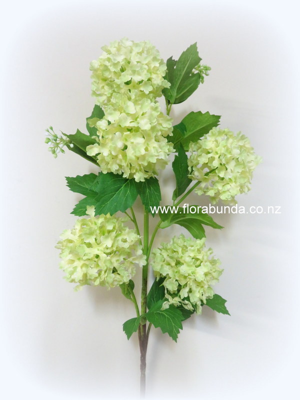 Viburnum green snowball flowers artificial