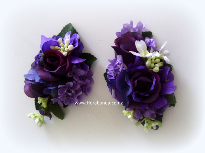 Grape purple cake flowers