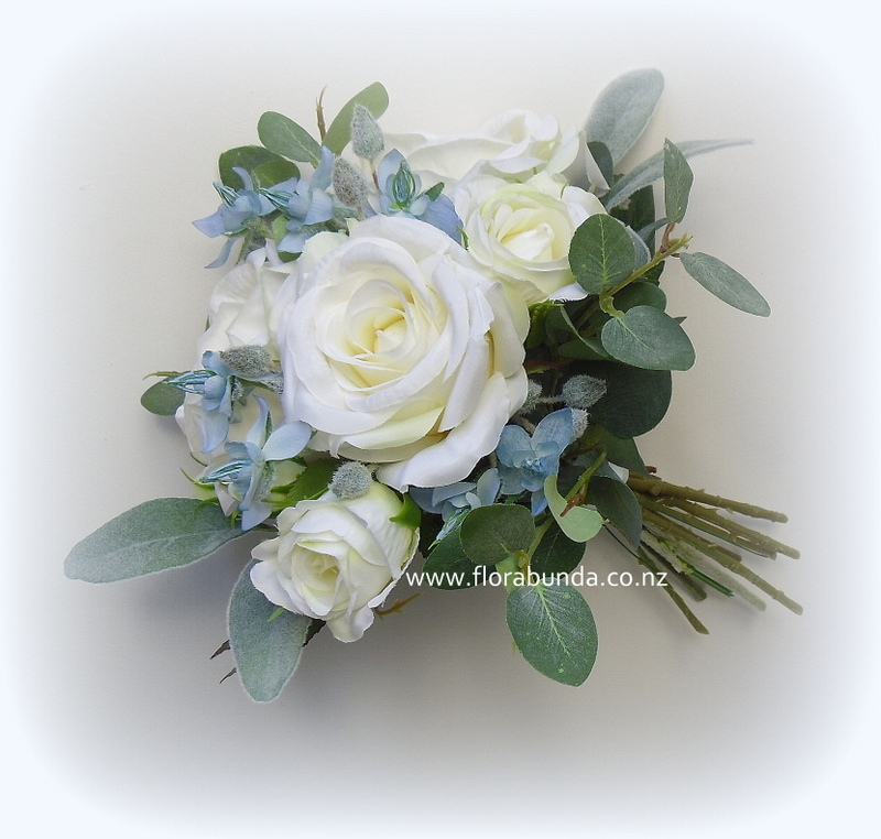 Pale Blue wedding bouquet